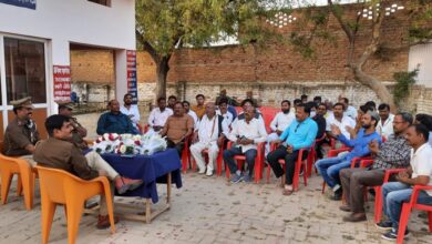 Photo of लखनऊ: इंदिरानगर थाना क्षेत्र में होली पर पीस कमेटी की बैठक