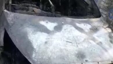 Photo of गुडम्बा में घर के बाहर खड़ी कार में शरारती तत्वों ने आग लगाई