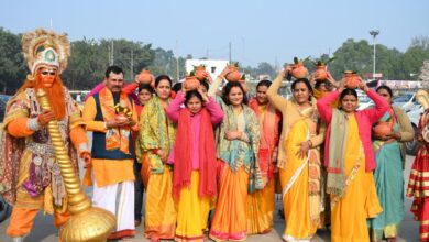 Photo of भव्य कलश यात्रा के साथ शिवमहापुराण कथा प्रारम्भ, उमड़ा भक्तो का जनसैलाब
