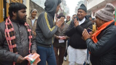 Photo of भाजपा प्रत्याशी डॉ नीरज बोरा ने जनसम्पर्क कर मांगा जनता से आशीर्वाद