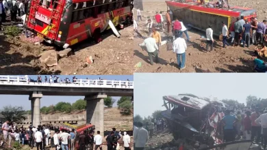 Photo of खरगोन जिले में एक बस के पुल से नीचे गिरने से दर्दनाक हादसा, अब तक 22 लोगों की मौत जबकि 18 लोग अस्पताल में भर्ती