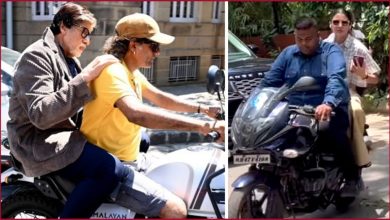 Photo of अमिताभ बच्चन और अनुष्का शर्मा को, ‘लिफ्ट’ देने वाले दो मोटरसाइकिल चालकों पर मुंबई पुलिस ने लगाया जुर्माना