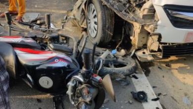 Photo of नोएडा में कार की जोरदार टक्कर से बाइक सवार दो युवकों की मौत